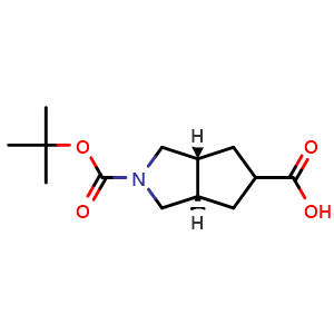 trans-2-tert-butoxycarbonyl-3,3a,4,5,6,6a-hexahydro-1H-cyclopenta[c]pyrrole-5-carboxylic acid