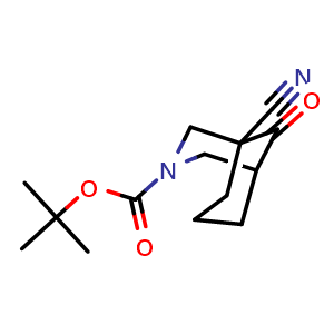 tert-butyl 1-cyano-9-oxo-3-azabicyclo[3 3 1]nonane-3-carboxylate