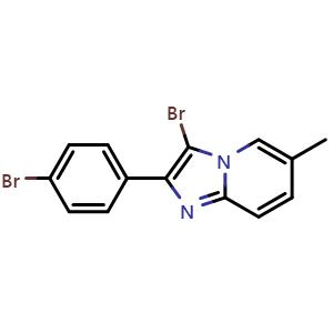 3-Bromo-2-(4-bromophenyl)-6-methylimidazo[1,2-a]pyridine