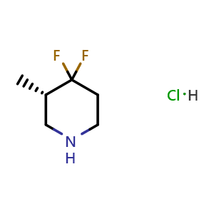 (3S)-4,4-difluoro-3-methyl-piperidine hydrochloride