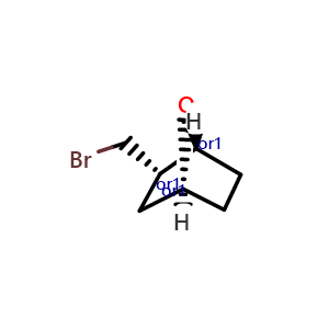 Chemical structure of exo-2-(bromomethyl)-7-oxabicyclo[2 2 1]heptane , CAS 2649804-46-4, AChemBlock W165828