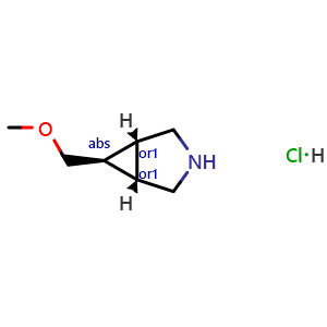 rel-(1R,5S,6r)-6-(methoxymethyl)-3-azabicyclo[3 1 0]hexane hydrochloride