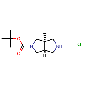 tert-butyl (3aR,6aR)-3a-methyl-1,2,3,4,6,6a-hexahydropyrrolo[3,4-c]pyrrole-5-carboxylatehydrochloride