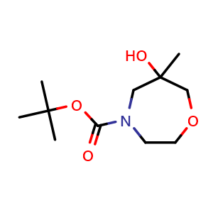 tert-butyl 6-hydroxy-6-methyl-1,4-oxazepane-4-carboxylate