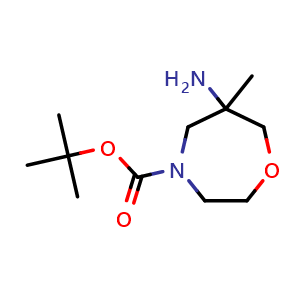 tert-butyl 6-amino-6-methyl-1,4-oxazepane-4-carboxylate