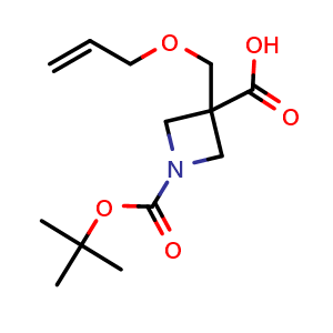 3-(allyloxymethyl)-1-tert-butoxycarbonyl-azetidine-3-carboxylic acid