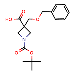 3-(benzyloxymethyl)-1-tert-butoxycarbonyl-azetidine-3-carboxylic acid