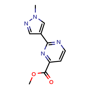 methyl 2-(1-methylpyrazol-4-yl)pyrimidine-4-carboxylate