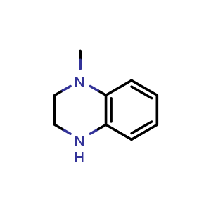 Chemical structure of 1-Methyl-1,2,3,4-tetrahydroquinoxaline , CAS 36438-97-8, AChemBlock W166070