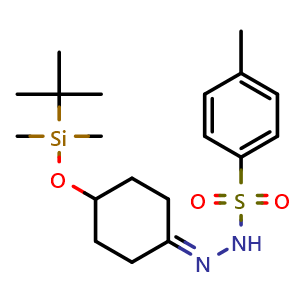 N'-(4-((tert-butyldimethylsilyl)oxy)cyclohexylidene)-4-methylbenzenesulfonohydrazide