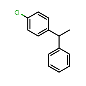 Chemical structure of 1-chloro-4-(1-phenylethyl)benzene , CAS 60617-89-2, AChemBlock W166139