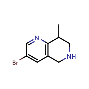 3-Bromo-8-methyl-5,6,7,8-tetrahydro-1,6-naphthyridine