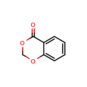 Chemical structure of 1,3-benzodioxin-4-one , CAS 6009-10-5, AChemBlock W166195