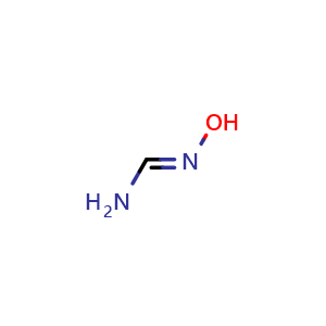 Chemical structure of N'-Hydroxyformimidamide , CAS 624-82-8, AChemBlock W166296