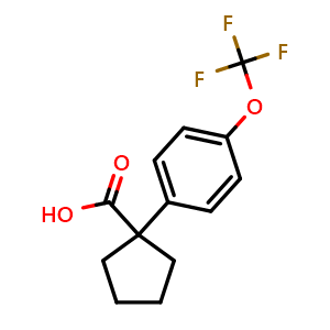 1-[4-(Trifluoromethoxy)phenyl]cyclopentanecarboxylic Acid