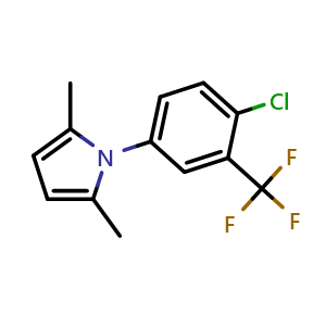 1-(4-Chloro-3-(trifluoromethyl)phenyl)-2,5-dimethyl-1H-pyrrole