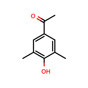 Chemical structure of 4'-Hydroxy-3',5'-dimethylacetophenone , CAS 5325-04-2, AChemBlock W166420