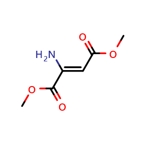 Chemical structure of Dimethyl 2-Amino-2-butenedioate , CAS 88419-33-4, AChemBlock W166511