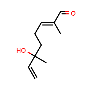 (E)-6-Hydroxy-2,6-dimethylocta-2,7-dienal