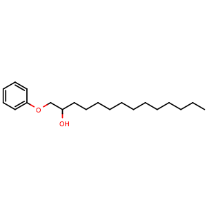 Chemical structure of 1-Phenoxy-2-tetradecanol , CAS 139301-06-7, AChemBlock W166557
