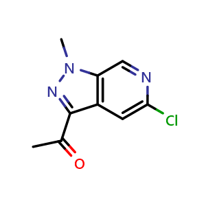 1-(5-chloro-1-methyl-1H-pyrazolo[3,4-c]pyridin-3-yl)ethan-1-one