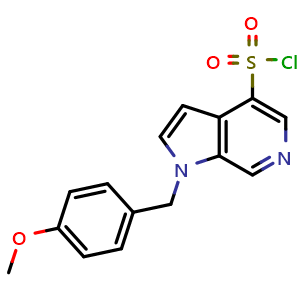 1-(4-methoxybenzyl)-1H-pyrrolo[2,3-c]pyridine-4-sulfonyl chloride