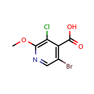 5-Bromo-3-chloro-2-methoxyisonicotinic acid