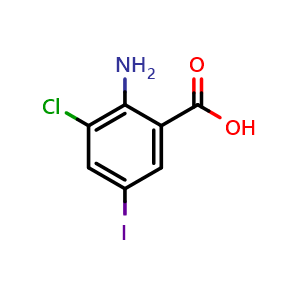 2-amino-3-chloro-5-iodobenzoic acid