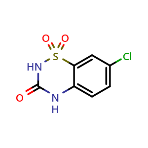 7-chloro-2H-benzo[e][1,2,4]thiadiazin-3(4H)-one 1,1-dioxide