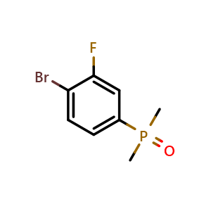 (4-bromo-3-fluorophenyl)dimethylphosphine oxide