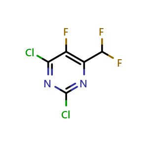 2,4-dichloro-6-(difluoromethyl)-5-fluoropyrimidine