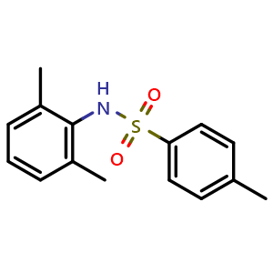 Chemical structure of N-(2,6-dimethylphenyl)-4-methylbenzenesulfonamide , CAS 4703-15-5, AChemBlock W166691