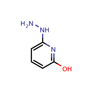 Chemical structure of 6-hydrazinylpyridin-2-ol , CAS 1532319-79-1, AChemBlock W166693