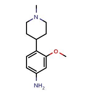 3-methoxy-4-(1-methylpiperidin-4-yl)aniline