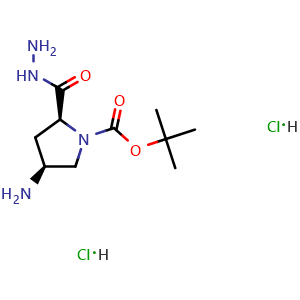 (2S,4S)-tert-Butyl 2-(hydrazinecarbonyl)-4-aminopyrrolidine-1-carboxylate dihydrochloride