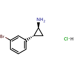 (1S,2R)-2-(3-bromophenyl)cyclopropanamine hydrochloride