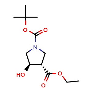 (3S,4R)-1-tert-butyl 3-ethyl 4-hydroxypyrrolidine-1,3-dicarboxylate