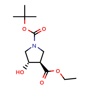 (3R,4S)-1-tert-butyl 3-ethyl 4-hydroxypyrrolidine-1,3-dicarboxylate
