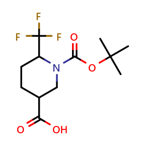 1-(tert-butoxycarbonyl)-6-(trifluoromethyl)piperidine-3-carboxylic acid