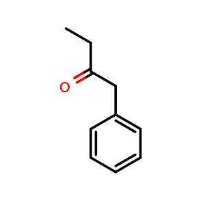 Chemical structure of 1-Phenyl-2-butanone , CAS 1007-32-5, AChemBlock W166986