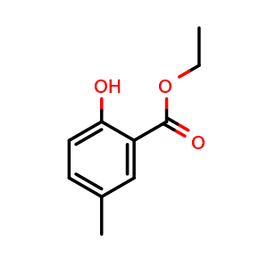 Chemical structure of Ethyl 5-methylsalicylate , CAS 34265-58-2, AChemBlock W166989