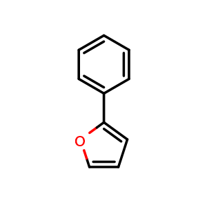 Chemical structure of 2-Phenylfuran , CAS 17113-33-6, AChemBlock W166996