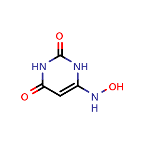Chemical structure of 6-HydroxylaMinouracil , CAS 4730-34-1, AChemBlock W167001