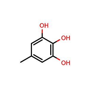 Chemical structure of 5-Methylpyrogallol , CAS 609-25-6, AChemBlock W167009