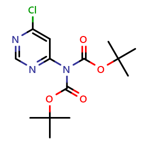 tert-Butyl N-(6-chloropyrimidin-4-yl)-N- [(2-methylpropan-2- yl)oxycarbonyl]carbamate