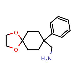 (8-Phenyl-1,4-dioxaspiro[4 5]decan-8-yl)methanamine