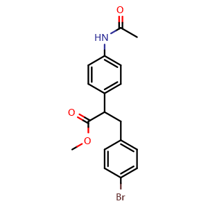 Methyl 2-(4-acetamidophenyl)-3-(4-bromophenyl)propanoate