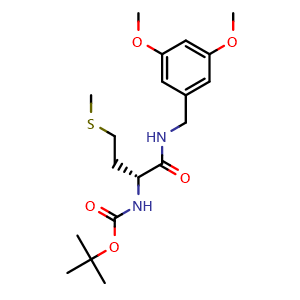 (R)-tert-Butyl (1-((3,5-dimethoxybenzyl)amino)-4-(methylthio)-1-oxobutan-2-yl)carbamate