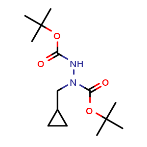 Di-tert-butyl 1-(cyclopropylmethyl)hydrazine-1,2-dicarboxylate