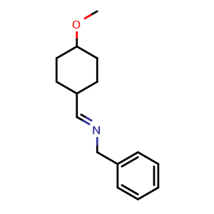 (E)-N-((4-Methoxycyclohexyl)methylene)-1-phenylmethanamine
